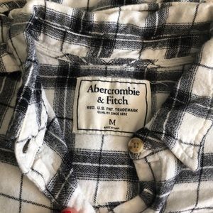 Abercrombie & Fitch Tops - Black & White Flannel Abercrombie & Fitch Tops - Black & White Flannel
